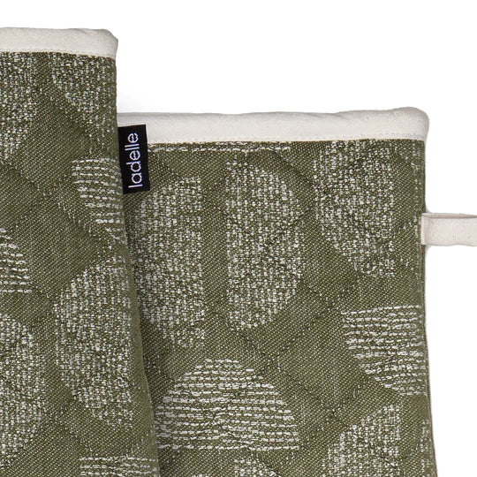 Ladelle Splice Moss 2pk Oven Mitts