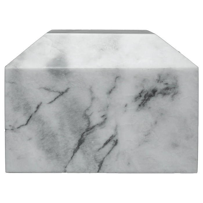 Large/Adult 190 Cubic Inch Summit Antique White Marble Cremation Urn for Ashes