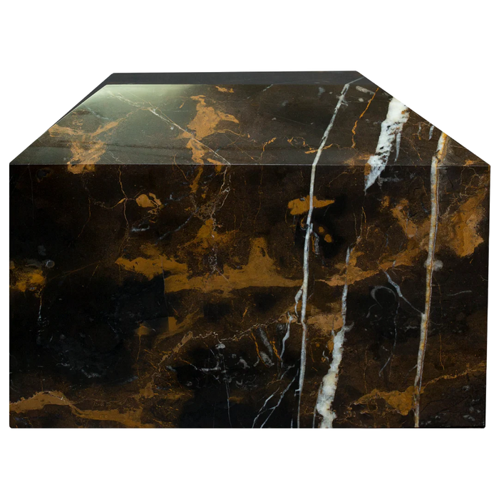 Large/Adult 190 Cubic Inch Summit King Gold Box Marble Funeral Cremation Urn