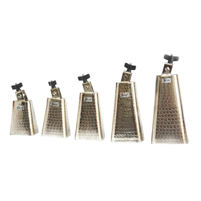 Latin Percussion Cowbell, Hand Hammered Rock Bell for Drum Set, Band Practice and Studio Recording