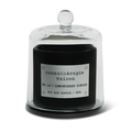 Le Desire Aromatherapie Maison Candle With Glass Dome Lid & Timber Wick - Lemongrass Ginger - 283gr