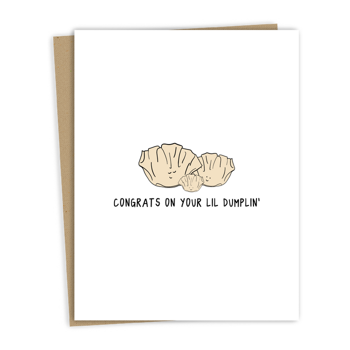 "Lil Dumplin'" Card