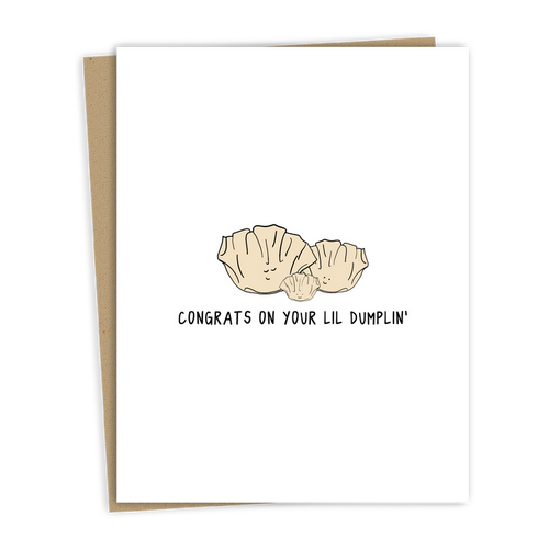 "Lil Dumplin'" Card
