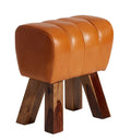 Lima Mini Gym Bench - Cognac Buffalo Leather -