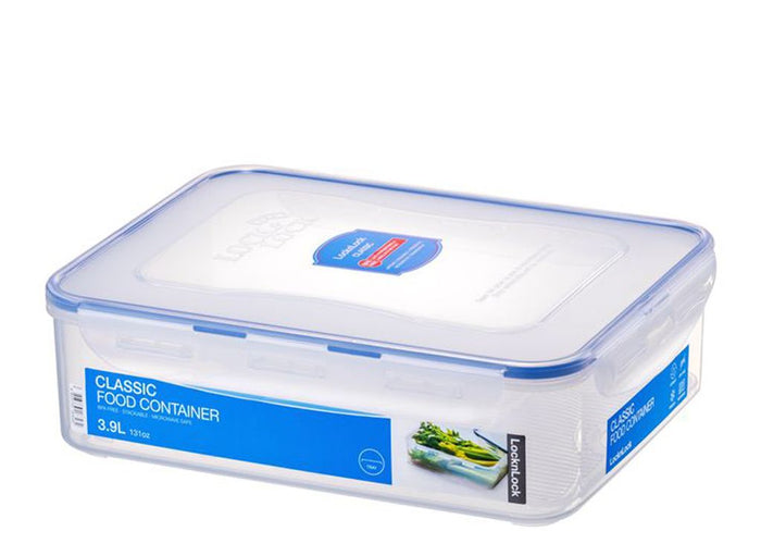 Lock & Lock Classic Rectangular Short Food Container 3.9L