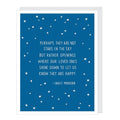 "Loved Ones Shine Down" Inuit Proverb Sympathy Card