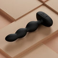 Lovense Ridge Smart Vibrating and Rotating Anal Beads - Black