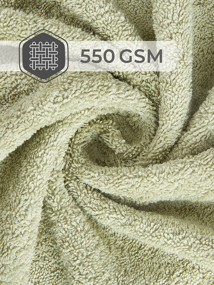 Luxe Loom 100% Cotton 550 GSM Bath Towel - Green
