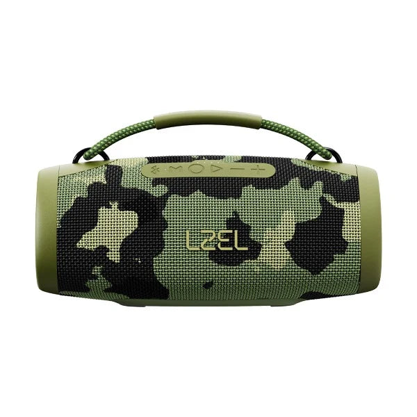 Lzel Aquilasonus Pro Portable Waterproof Bluetooth Speaker With Rgb Lights - Camo