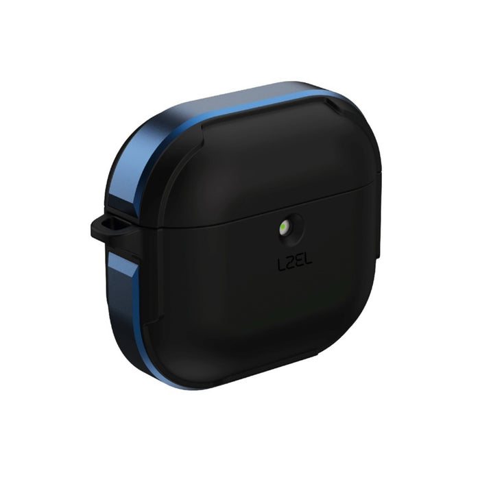 Lzel Aurum Guard Pro Anti Fall Premium Hard Pc Airpods 4 Case - Navy Blue