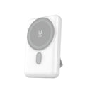 Lzel Magnexus Wave Series 10000Mah Magsafe Mini Power Bank 15W Wireless Fast Charger - White