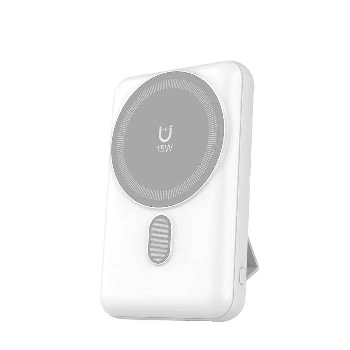 Lzel Magnexus Wave Series 10000Mah Magsafe Mini Power Bank 15W Wireless Fast Charger - White