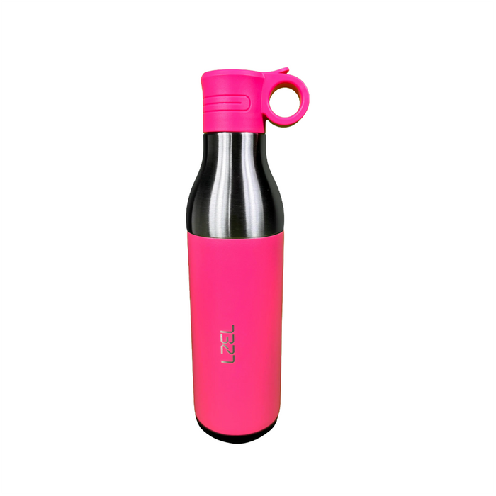 Lzel Natura Elva Vacuum Botlle Dual 400Ml+400Ml Aluminium - Hot Pink