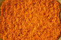 closeup of dried red lentils