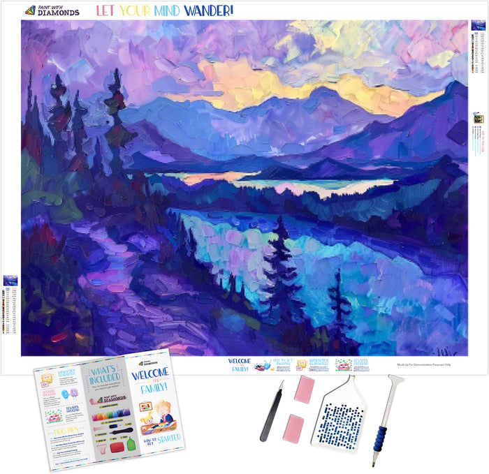 Matisse Mountains at Dusk