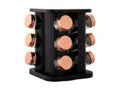 Maxwell & Williams Astor Spice Rack 12pc - Black