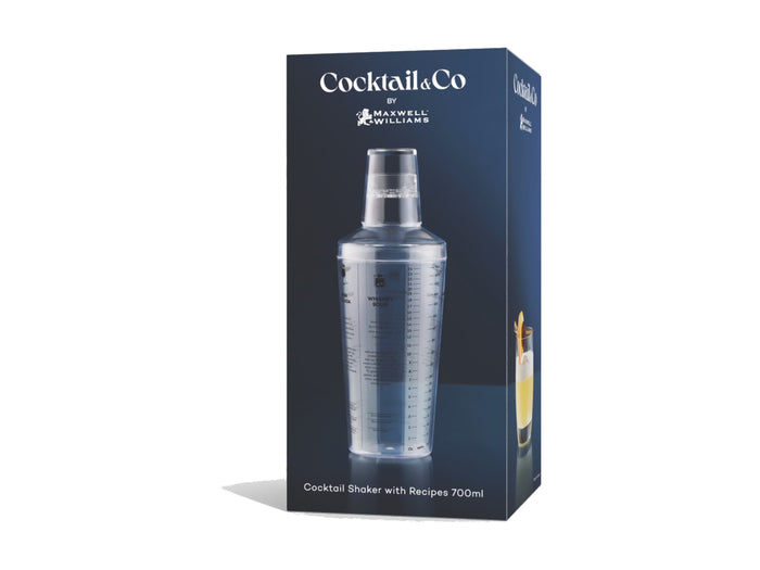 Maxwell & Williams Cocktail & Co. Cocktail Recipe Shaker - 700ml