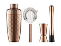 Maxwell & Williams Cocktail & Co. Lafayette Cocktail Bar Tool Set - Rose Gold - 4pc