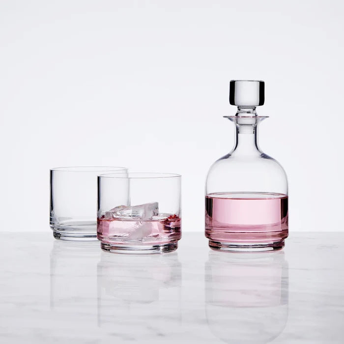 Maxwell & Williams Diamante Stacked 3pc Decanter Set