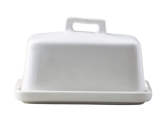 Maxwell & Williams Epicurious Butter Dish - White