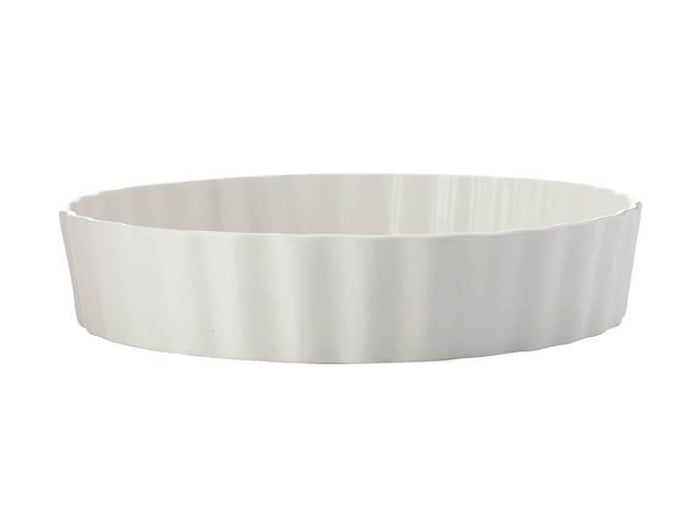 Maxwell & Williams Epicurious Deep Quiche Dish White Gift Boxed - 24x5cm