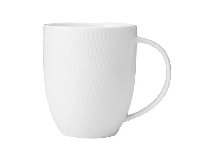 Maxwell & Williams White Basics Diamonds Coupe Mug 420ml