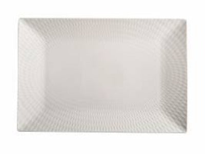 Maxwell & Williams White Basics Diamonds Rectangular Platter  36x25cm