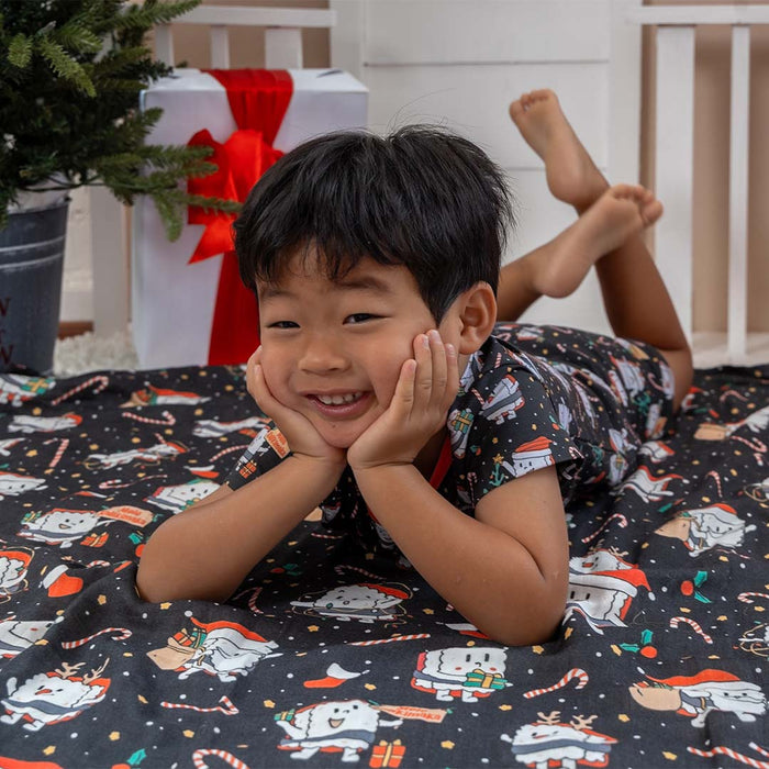 Merry Musubi Muslin Swaddle Blanket