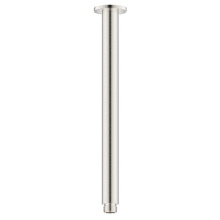 Mica Brushed Nickel Ceiling Arm - 450mm