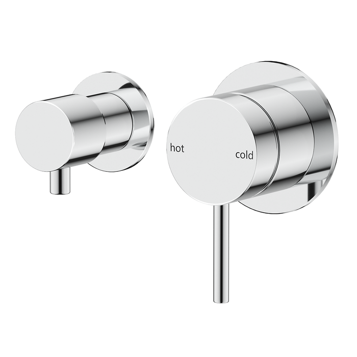 Mica Chrome Shower Mixer Diverter - Sideways - Trim Kit Only