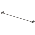 Mica Fluted Gun Metal Single Towel Rail - 800mm