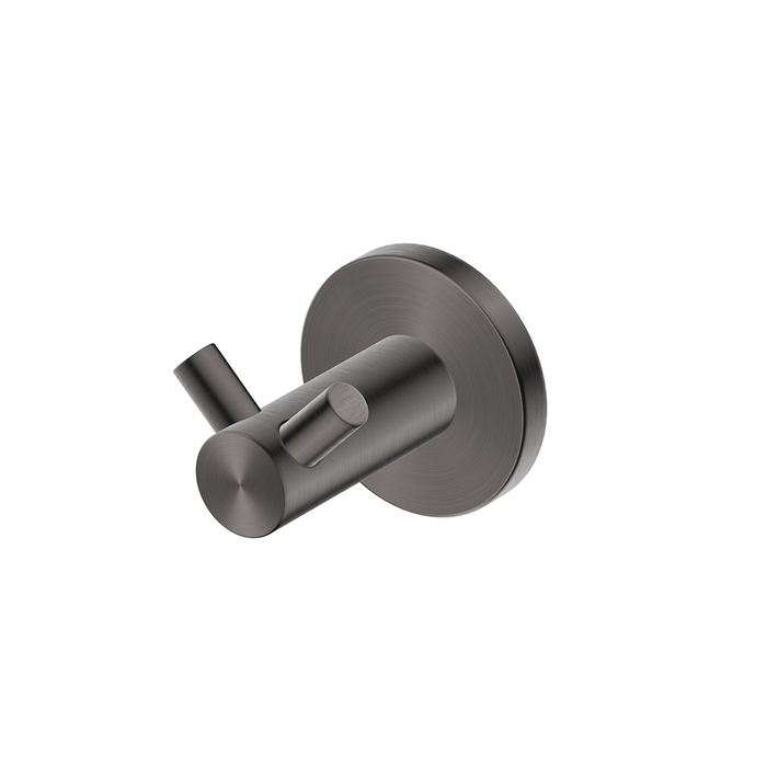 Mica Gun Metal Double Robe Hook