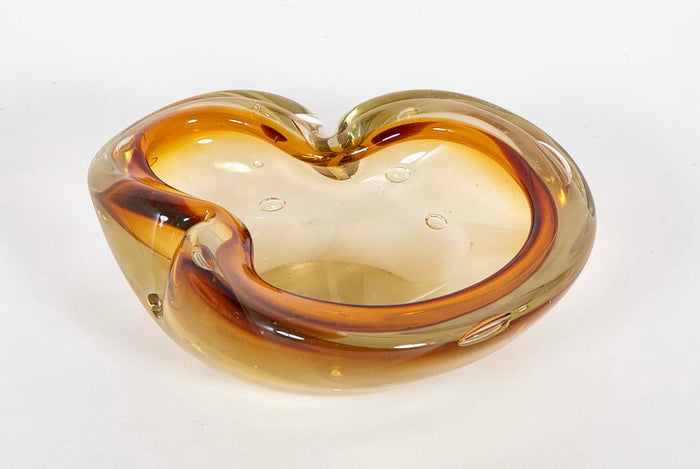 Mid-Century Venetian Murano Glass Dish