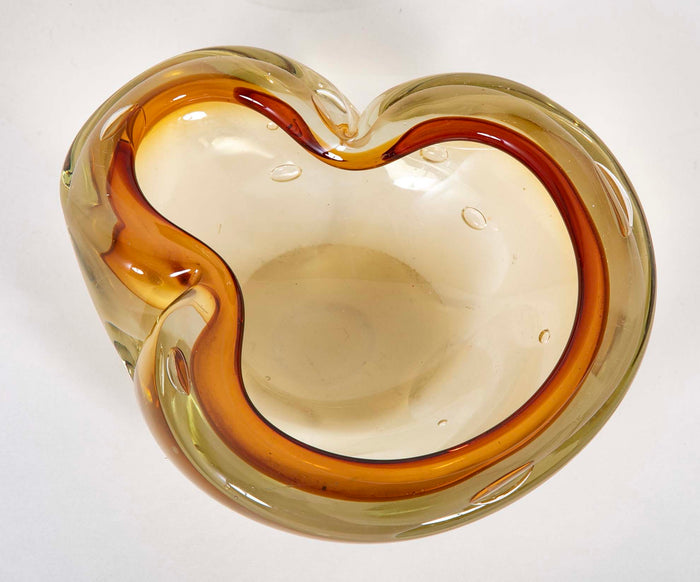 Mid-Century Venetian Murano Glass Dish
