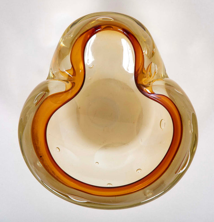 Mid-Century Venetian Murano Glass Dish