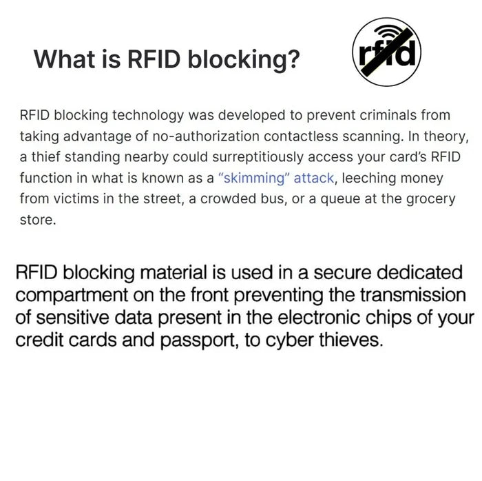 Milleni Travel RFID Blocking Passport Holder - Black