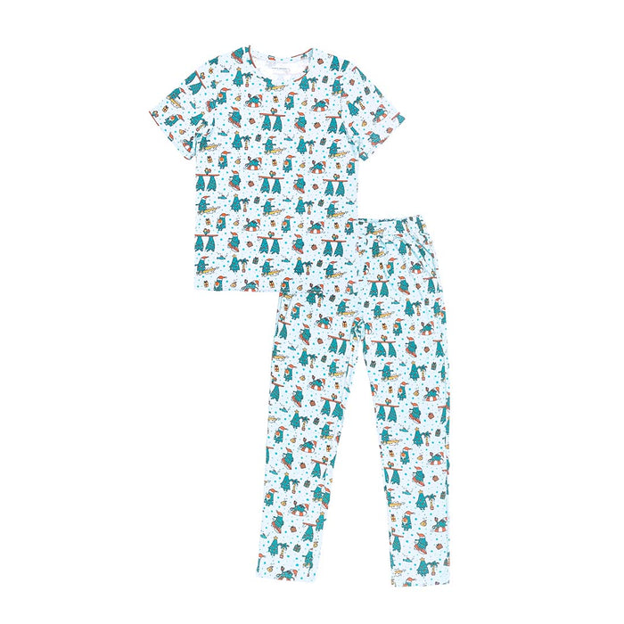 Mistle-Toes On The Nose Men's Bamboo Pajamas