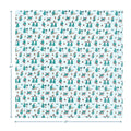 Mistle-Toes On The Nose Muslin Swaddle Blanket