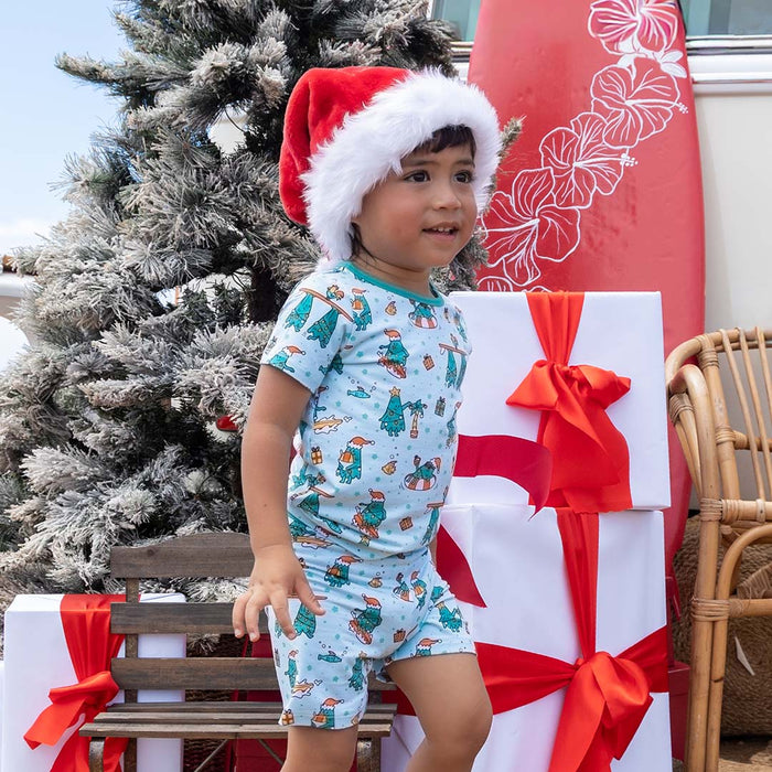Mistle-Toes On The Nose Short Bamboo Pajamas