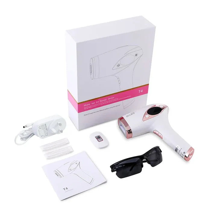 Mlay T4 IPL Hair removal With Ice Cooling Touch Pain-Free Laser Epilator Hair Removal Device