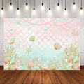 Mocsicka Undersea Mermaid and Pearls Birthday Party Banners-Mocsicka Party
