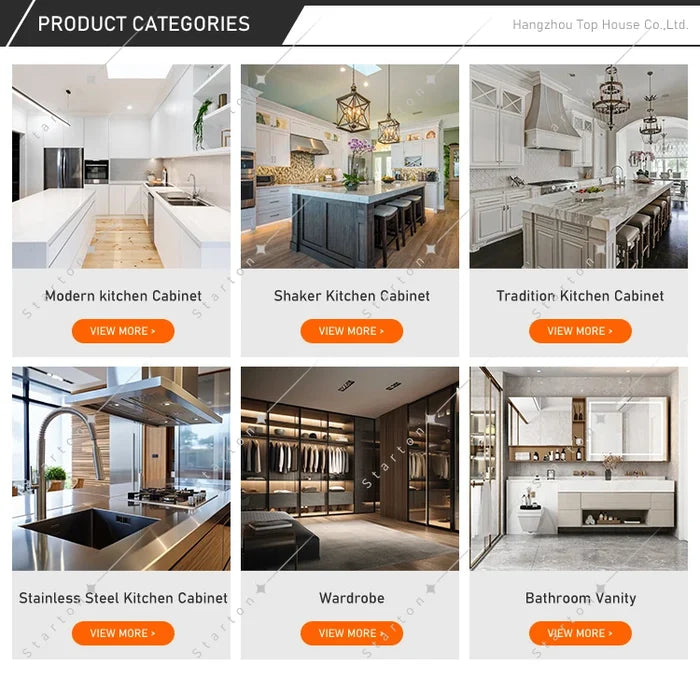 Modern Kitchen Designs Luxury New Customized Color Design Complete Kitchen Cabinets for Villa