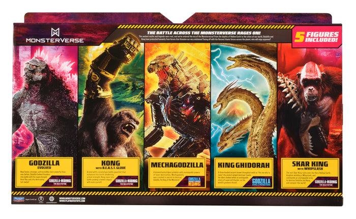 Monsterverse Fig. 6" Titans vs Titans 5-PK