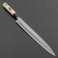 Morihei Munetsugu Stainless Yanagiba 300mm Poplar Handle (Fine Finish) | HITOHIRA