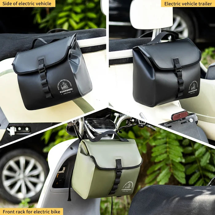 Motorcycle side case frame, waterproof electric bike saddlebag, tool side bag luggage