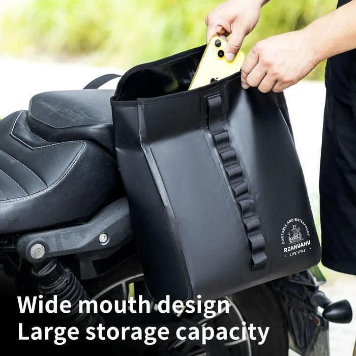 Motorcycle side case frame, waterproof electric bike saddlebag, tool side bag luggage