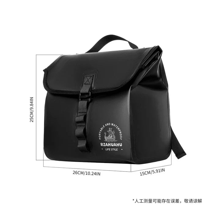 Motorcycle side case frame, waterproof electric bike saddlebag, tool side bag luggage