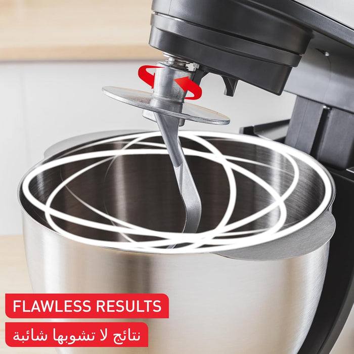 Moulinex Kitchen Machine, 800W, 4.8L ,Stainless Steel Bowl