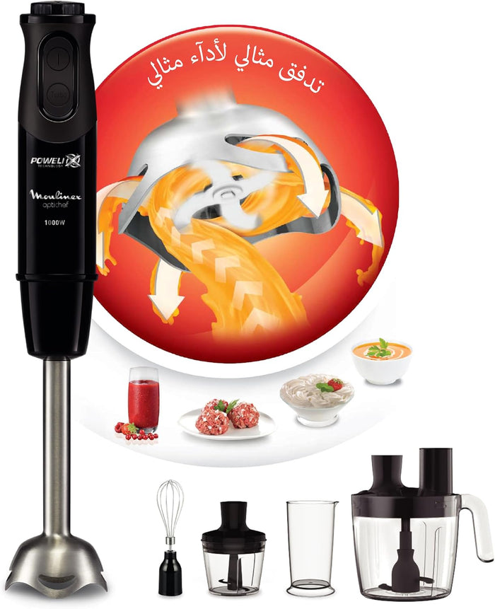 Moulinex Optichef Hand Blender & 500 Ml Chopper