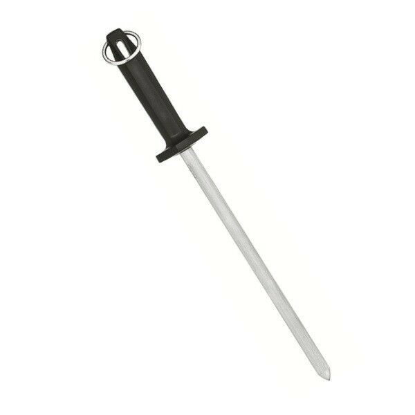 Mundial Butcher's Sharpening Steel - Black Handle 26cm